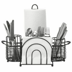 Coupon 🎁 Gourmet Basics® Art Deco Hostess Buffet Storage Caddy ✔️