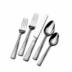 Flash Sale 👍 Gourmet Basics® Blossom 20 Piece Flatware Set, Service for 4 ⭐