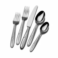 Best deal 🎁 Mikasa® Cocoa Blossom 65 Piece Flatware Set, Service for 12 🎁