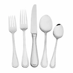 Best reviews of 🤩 Wallace® Continental Bead 65 Piece Flatware Set, Service for 12 🎁