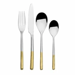 Cheapest 🎁 Mikasa® Duval Forged 16 Piece Flatware Set, Service for 4 🤩