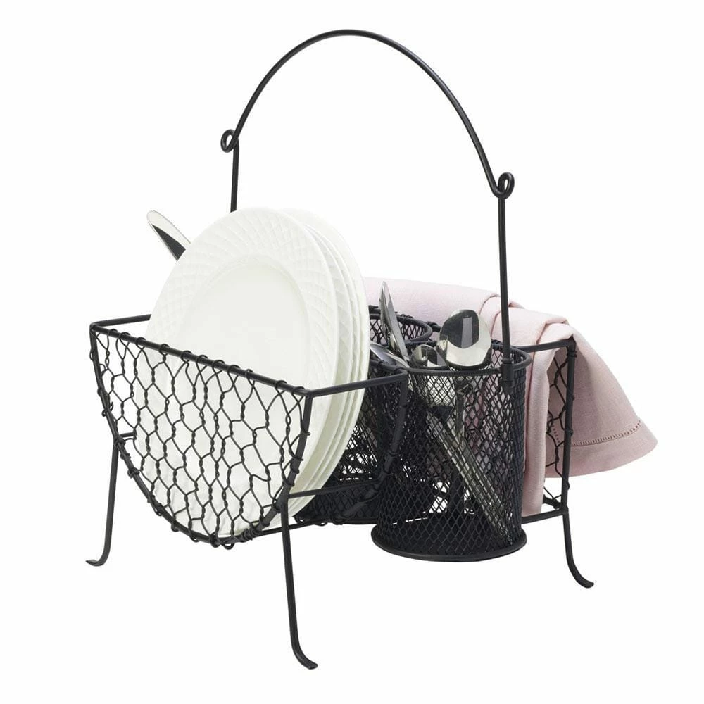 Coupon 👍 Gourmet Basics® Farmers Market Hostess Buffet Storage Caddy ⭐