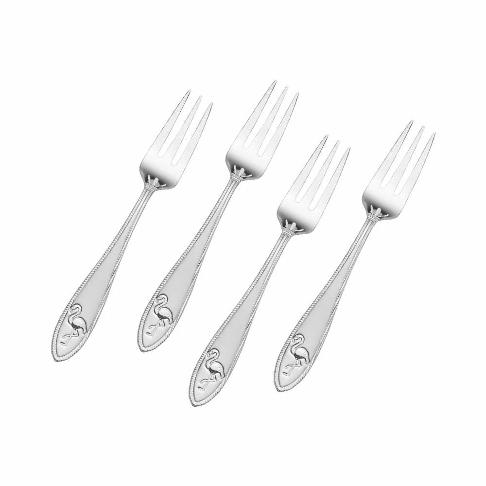 Best Pirce 🔔 Towle® Everyday Flamingo Set of 4 Appetizer Forks 🤩