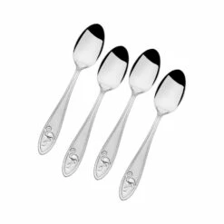 Coupon ⭐ Towle® Everyday Flamingo Set of 4 Mini Coffee Spoons 😍