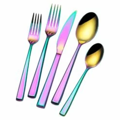Cheapest 🤩 Towle® Living Forged Rainbow Dream 20 Piece Flatware Set, Service for 4 👍