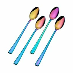 Coupon ✨ Towle® Living Forged Rainbow Dream Set of 4 Iced Beverage Spoons 😀