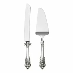 Cheap 🔥 Wallace® Grande Baroque Wedding Cake Knife and Server Set 💯