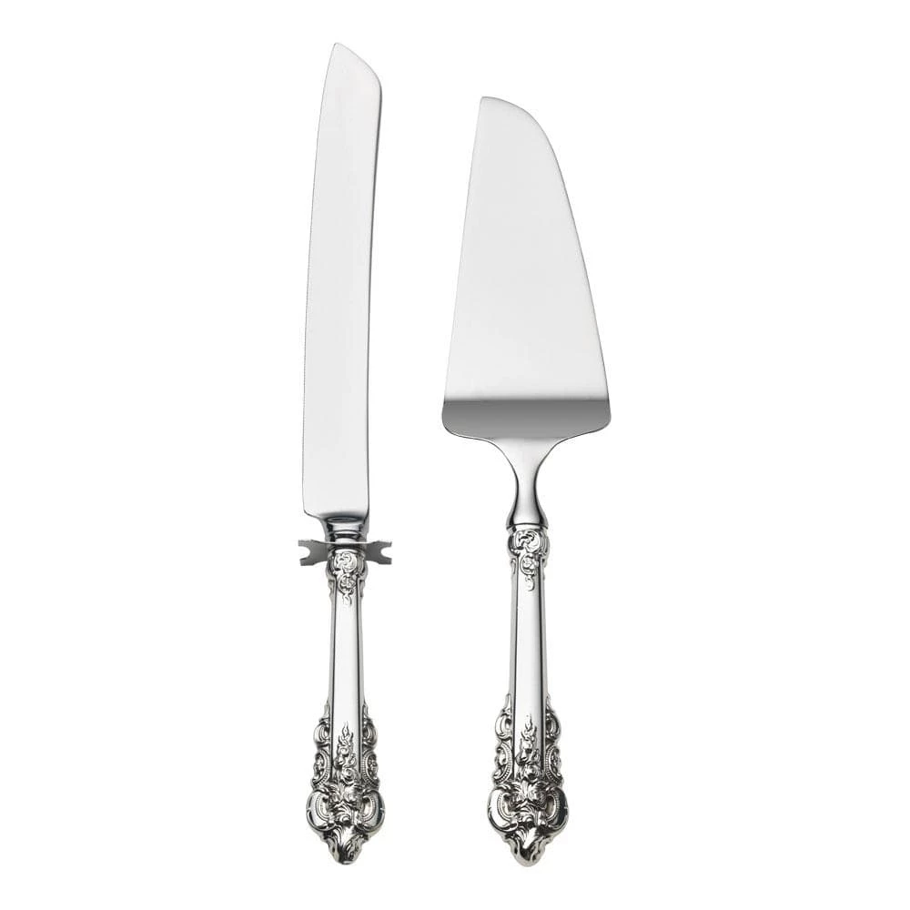 Cheap 🔥 Wallace® Grande Baroque Wedding Cake Knife and Server Set 💯
