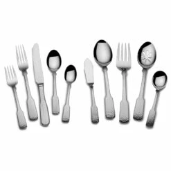 Flash Sale 🔥 Towle® 🔨 Hammersmith 45 Piece Flatware Set, Service for 8 🔔
