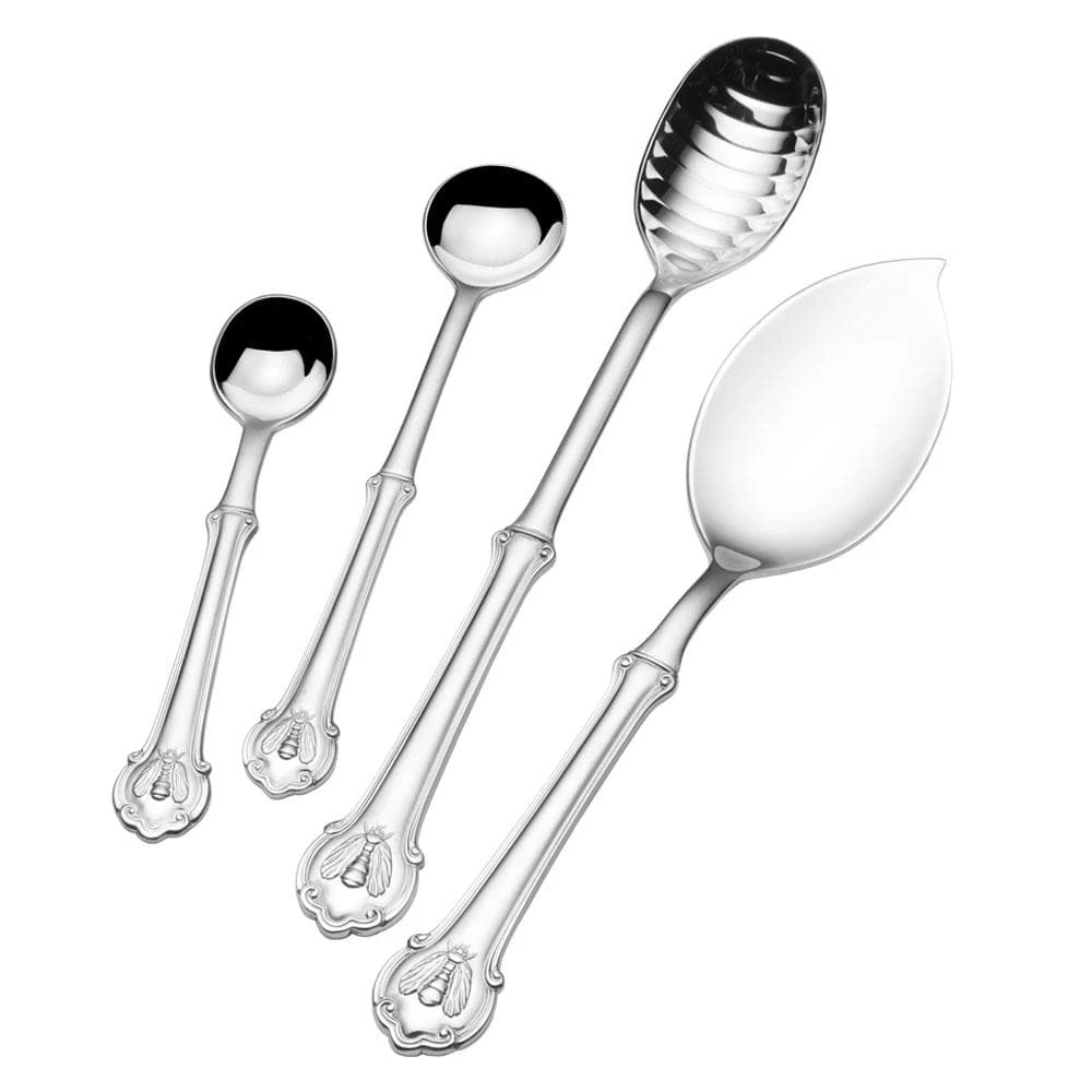 Cheapest 🎁 Wallace® Napoleon Bee 4 Piece Spoon Set 👏