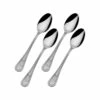 Cheap 👍 Towle® Everyday Palm Breeze Set of 4 Mini Coffee Spoons 😀