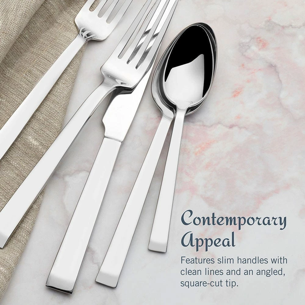 Discount 😀 Mikasa® Pinch 20 Piece Flatware Set, Service for 4 ⭐ - Image 4