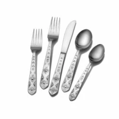 Deals 🔥 Towle® Everyday Pueblo 20 Piece Flatware Set, Service for 4 ✔️