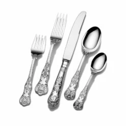 Flash Sale 🎁 Wallace® Queens 65 Piece Flatware Set, Service for 12 ✔️