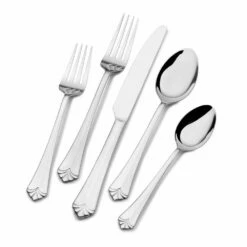 Deals 🎁 Gourmet Basics® Santa Monica 20 Piece Flatware Set, Service for 4 ⭐