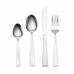 Cheapest 🥰 Gourmet Basics® Satin Danford 24 Piece Flatware Set with Wire Caddy, Service for 6 ⌛