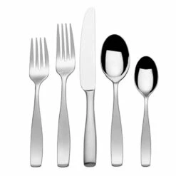 Best Sale ❤️ Mikasa® Satin Loft 45 Piece Flatware Set, Service for 8 🎉