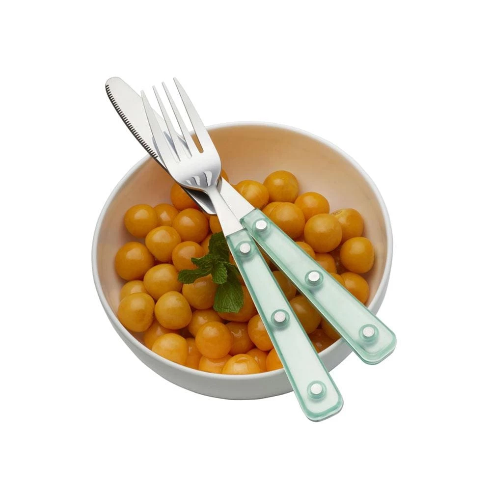 Flash Sale 👍 Mikasa® Translucent Green 20 Piece Flatware Set, Service for 4 😉 - Image 3