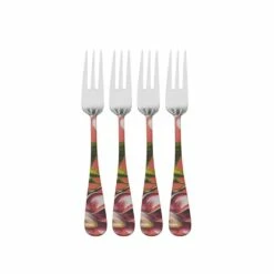 Cheap 🎁 Wallace® Vintage Botanical Set of 4 Appetizer Forks ❤️