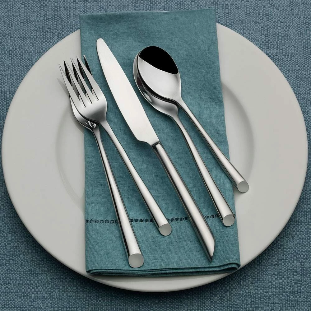Brand new ⭐ Towle® Living Wave Forged 42 Piece Flatware Set, Service for 8 👍 - Image 2