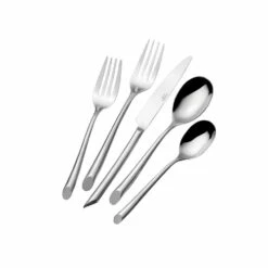 Brand new ⭐ Towle® Living Wave Forged 42 Piece Flatware Set, Service for 8 👍