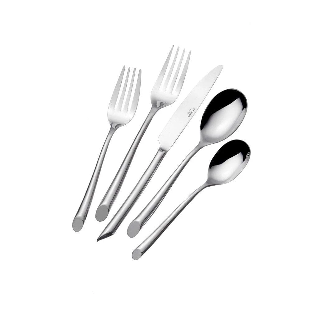 Brand new ⭐ Towle® Living Wave Forged 42 Piece Flatware Set, Service for 8 👍