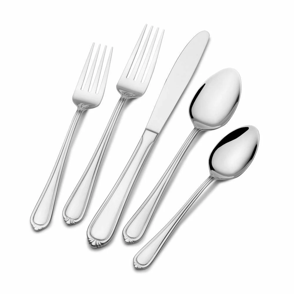 Brand new ❤️ Gourmet Basics® Yvonne 20 Piece Flatware Set, Service for 4 🛒